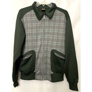 Ace England Jacket Vintage Large Full Zip Long Sleeve Cotton Blend